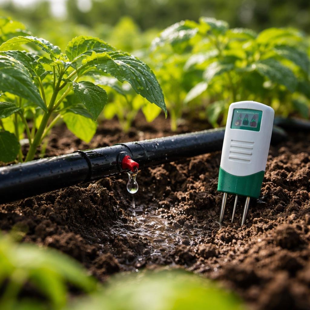 Low-Cost Smart Irrigation System for Small Farms affordable smart irrigation system for small farms with soil moisture sensor