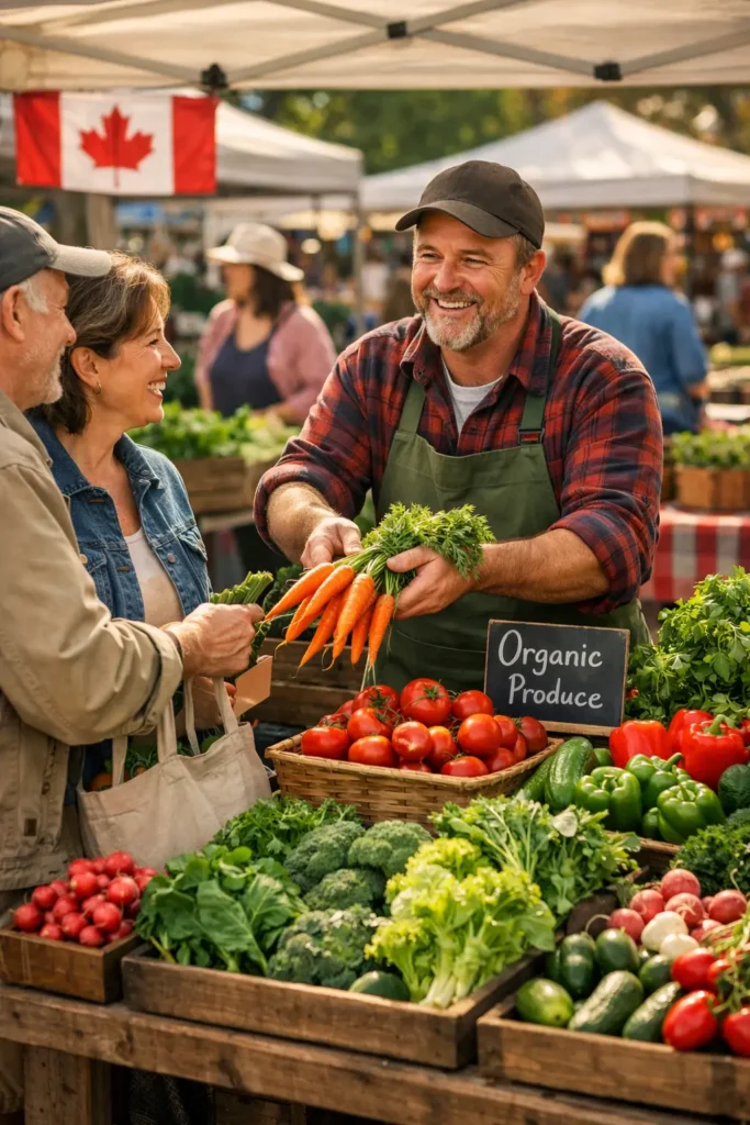 Direct Sales from Small Farm in Canada profitable small farm direct sales farmers market Canada