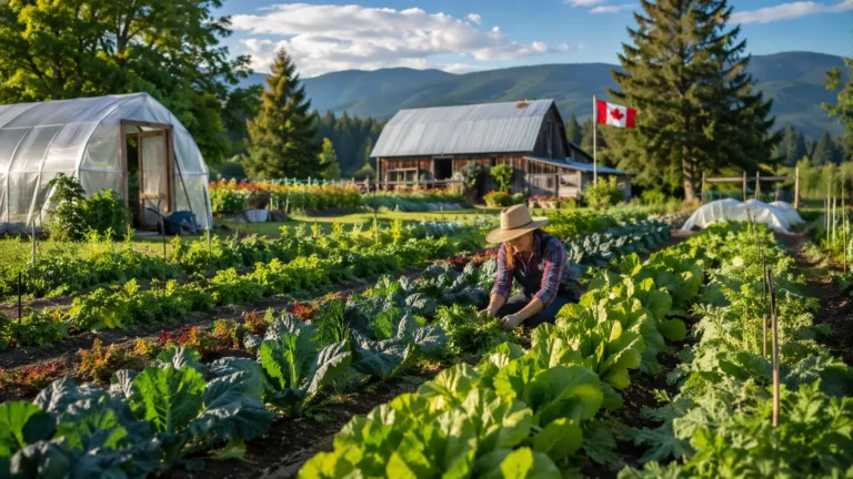 small farm business profit Canada modern vegetable farm setup