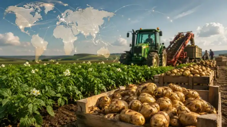 Global potato market 2026 outlook showing potato farming and international agriculture trends