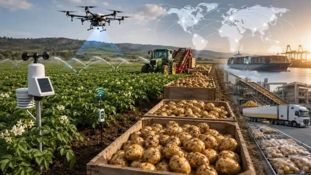 Global potato market forecast 2026 to 2027 with smart farming technology